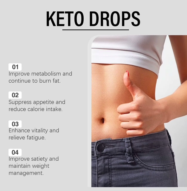 Keto Druppels - Eetlust remmers - Keto Druppels Voor Vetverbranding