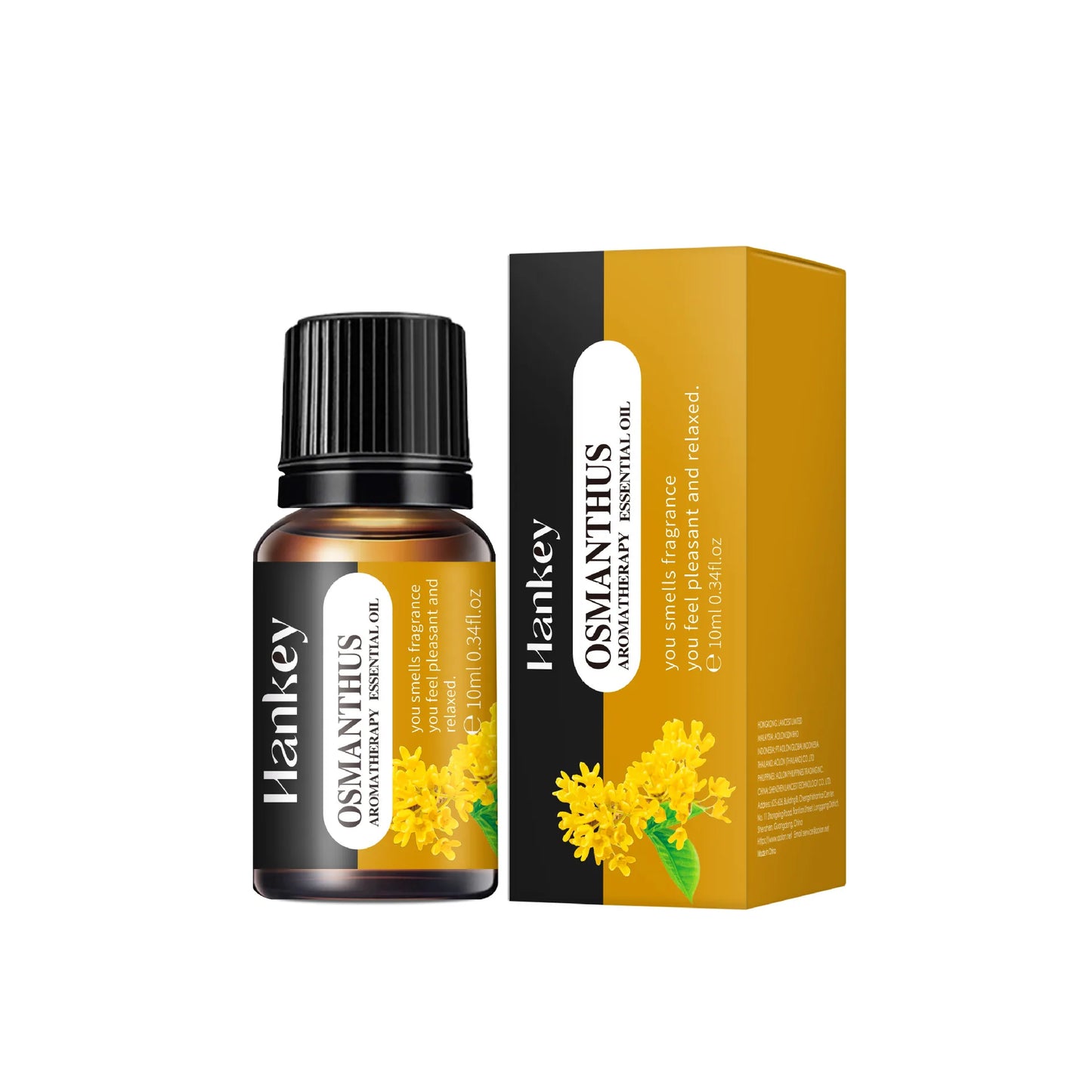 1PC 10ml Essential Oil Sandalwood Lavender Jasmine Vanilla Ocean Rose Lemon Aroma Oil For Humidifier Scented Candle Burner