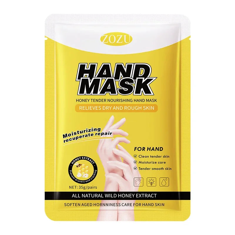 10 Paar Honey Hand Maskers – Hydraterend, Voedend & Verzachtend
