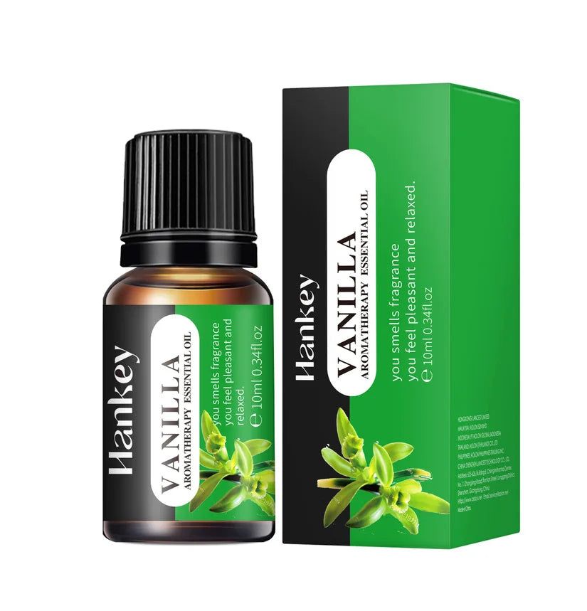 1PC 10ml Essential Oil Sandalwood Lavender Jasmine Vanilla Ocean Rose Lemon Aroma Oil For Humidifier Scented Candle Burner