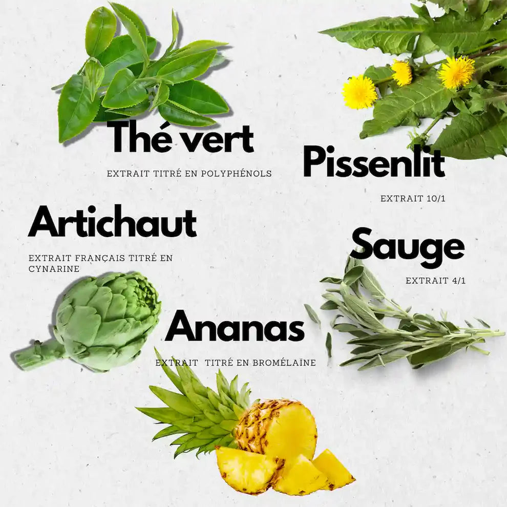 Natuurlijke afslankende detox drainer