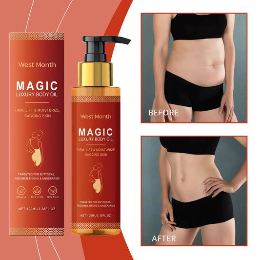 Magic Luxe Lichaamsolie -Zacht Hydraterende & Voedend voor Droge Huid- Alcoholvrij - Voor Alle Huidtypes - Maakt de Huid Glad- Diep Hydraterende & Verstevigende -Huid verzorging olie